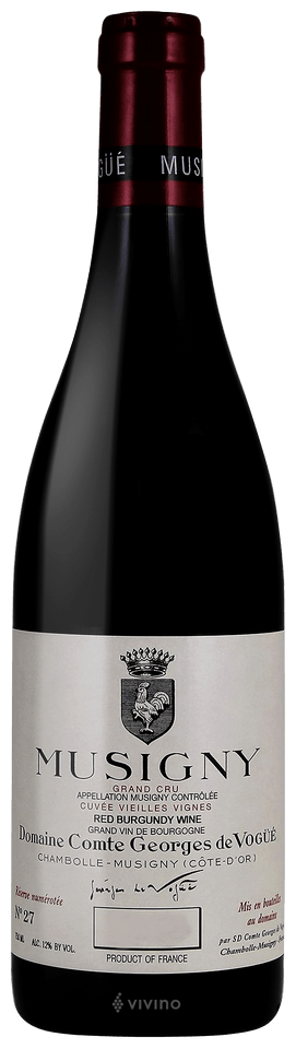Domaine Comte Georges de Vogüé Musigny Grand Cru 2002 Red